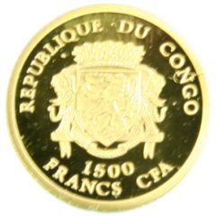 1500 Francs CFA Romulus and Remus
