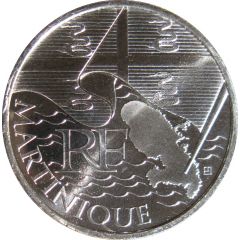 10 Euros Martinique, 1st type