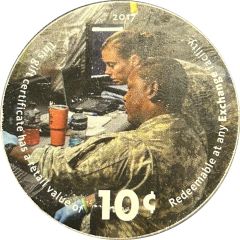 10 Cents - AAFES Gift Certificate 16E10