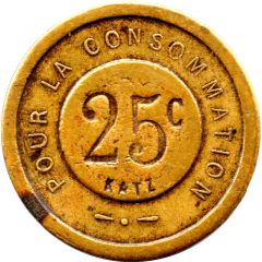 25 Centimes - Pour La Consommation