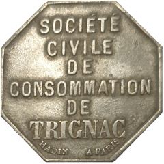 5 Francs - Société coopérative de Consommation de Trignac [44]