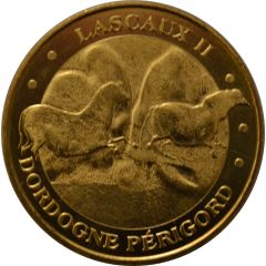 Tourist token - Monnaie de Paris - Montignac - Lascaux II chinese horses