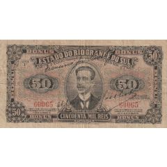 50 Mil Réis State Bonus, Series F