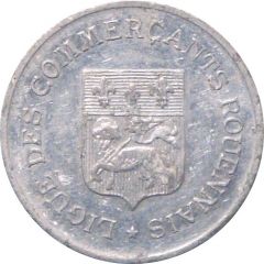 5 Centimes - Ligue des Commerçants Rouennais - Rouen [76]