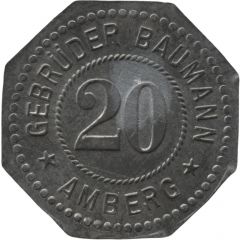 20 Pfennig - Amberg Gebrüder Baumann