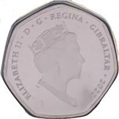 50 Pence - Elizabeth II Awful Auntie