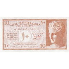 10 Piastres Italian occupation WWII