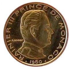 1 Franc - Rainier III Essai