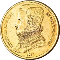 10 000 Réis - Pedro II