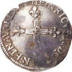 1/8 écu - Henri IV 1er type