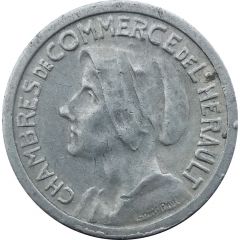 25 Centimes - Chambres de Commerce - Hérault [34] Aluminium