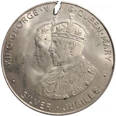 Medal - George V Silver Jubilee, Birmingham, copper-nickel