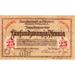 25 Pfennig Amtssparkasse