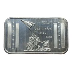 1 Oz Silver - Madison Mint Veteran’s Day 1973