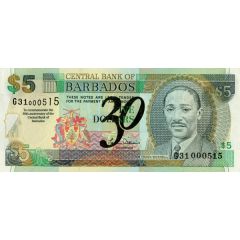5 Dollars Central Bank