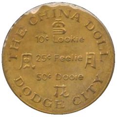Token - The China Doll Dodge City, Kansas