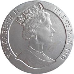 1 Crown - Elizabeth II George Washington