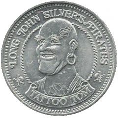1 Long John Silvers Doubloon Tattoo Tom