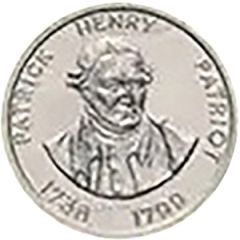Token - Shell Famous Americans Coin Game Patrick Henry