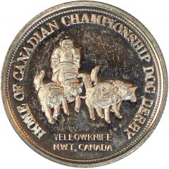 1 Dollar - Yellowknife, North-West Territories Caribou Carnival