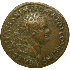 Sestertius - Titus ROMA S C, Roma and Victory