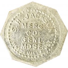 5 Cents - S. H. Jackson Unionville, Missouri