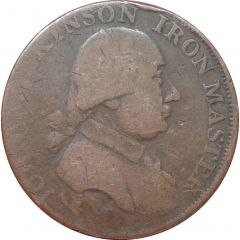 1/2 Penny Warwickshire - Wilkinson / Forge