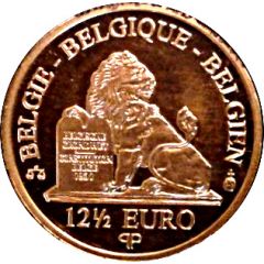 12 1/2 Euros - Albert II King Albert I - Dynasty Anniversary