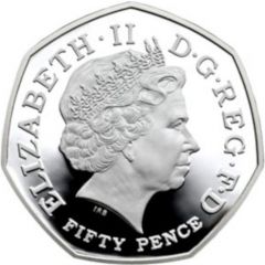 50 Pence - Elizabeth II Commonwealth Games, Silver Proof