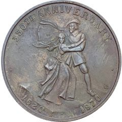 Medal - Sailing of the pilgrim fathers