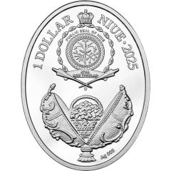 1 Dollar - Charles III Hen Egg