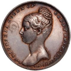Medal - Victoria Coronation, T. Halliday, silver