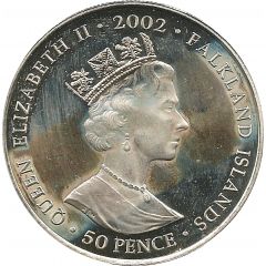 50 Pence - Elizabeth II Scepter and Orb