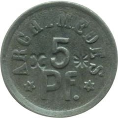 5 Pfennigs - Breslau Archimedes
