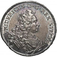1/2 Riksdaler - Frederick I 1st portrait