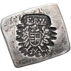 1/2 Thaler Klippe - Nagyszeben I. Ferdinánd`s Occupation