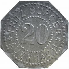 20 Pfennig - Auerbach Fritz Burger