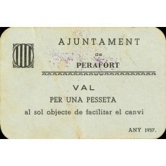 1 Peseta Perafort