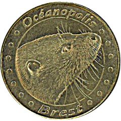 Monnaie de Paris - Brest Océanopolis - La loutre d`Europe
