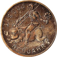 New Year Lucky Token Prosit Neujahr
