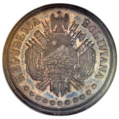 1 Boliviano pattern