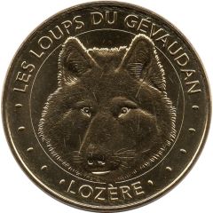 Monnaie de Paris Tourist Token - Lozère Les loups du Gévaudan - Le loup