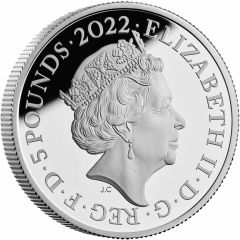 5 Pounds - Elizabeth II London, Silver Proof