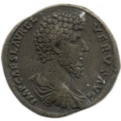Sestertius - Lucius Verus FELIC AVG TR P III COS II S C