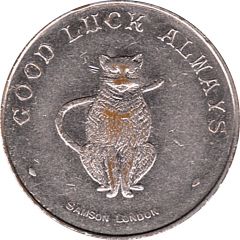 Token - Cat Good Luck Samson London