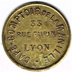 1 Franc - Café-Comptoir de la Manille - Lyon 69