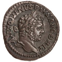 Denarius - Caracalla P M TR P XV COS III P P, Annona