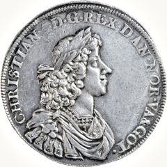 2 Speciedaler - Christian V Christiania type IV