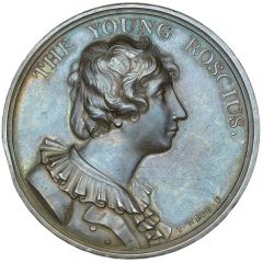 Medal - George III William Betty, T. Webb, bronze