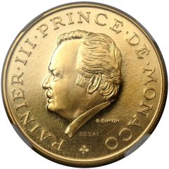 10 Francs - Rainier III essai or
